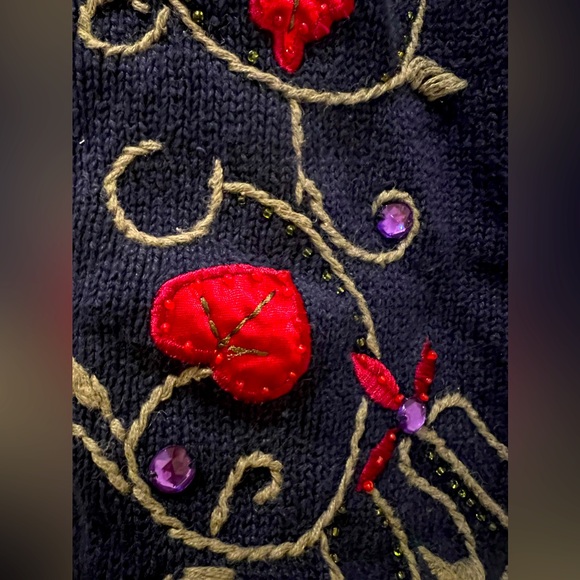 VINTAGE BOBBIE BROOKS EMBROIDERED VEST - Picture 3 of 7